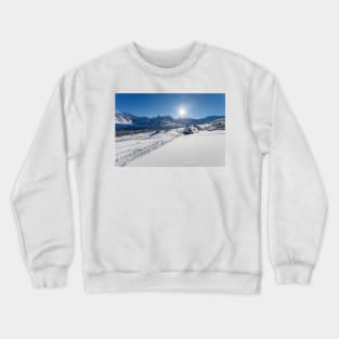 Winter mountain landscape - Tatry Mountains Crewneck Sweatshirt